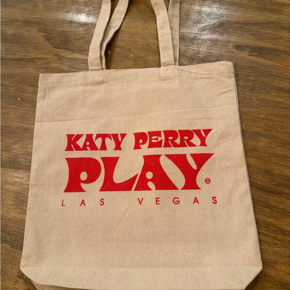Katy Perry Play Las Vegas canvas tote bag, VIP